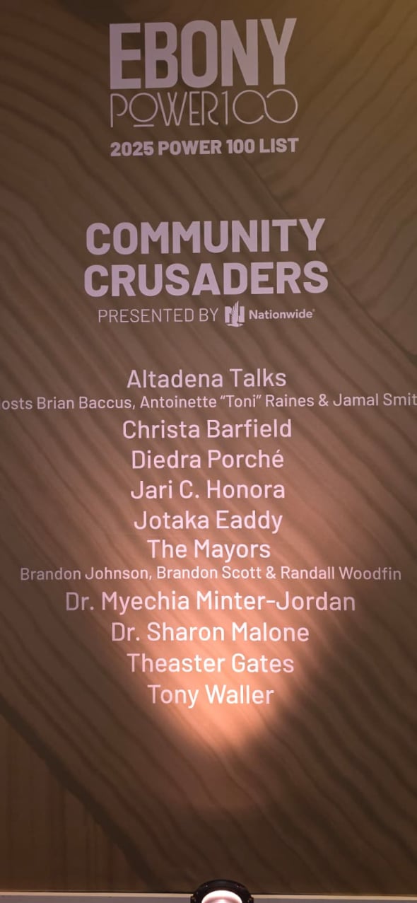 EBONY POWER 100 - COMMUNITY CRUSADERS