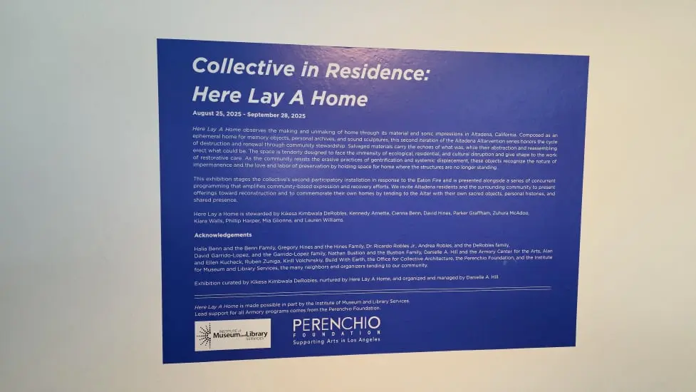 Here Lay A House Exhibit - Aug 24 2025